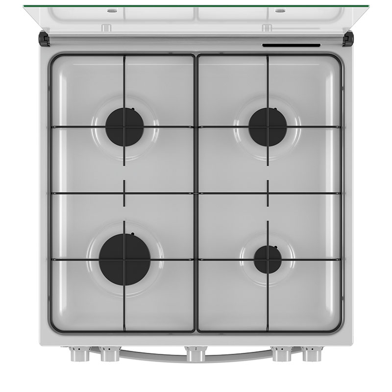 Απεικονίζεται η μπροστινή όψη της κουζίνας